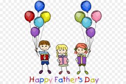 Fathers Day Cartoon clipart - Child, Balloon, transparent ...