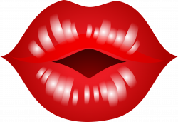 Kissing Lips Clipart - Full Size Clipart (#91233) - PinClipart