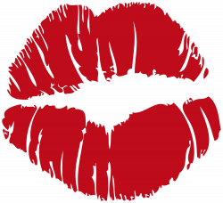 Red Kiss Print PNG Clip Art PNG Image | Gallery Yopriceville - High ...