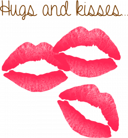 Many kissing red lips free image