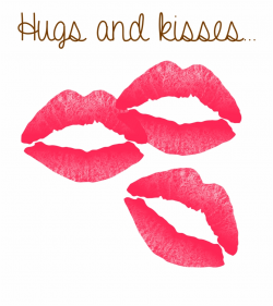 Kiss Clipart Glossy Lip - Hugs And Kisses For My Husband ...