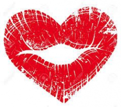 blowing kisses clipart - Google Search | lips | Love heart ...