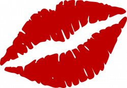 Red Kiss Mark Clip Art at Clker.com - vector clip art online ...