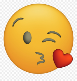 Kissy Face Emoji Printable - Kiss Face Emoji Clipart - Png ...