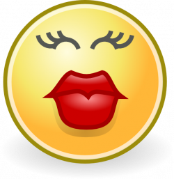 Face Kiss Clip Art at Clker.com - vector clip art online, royalty ...