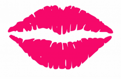 Lips Kiss Print Pink Alluring Png Image - Lips Clip Art ...