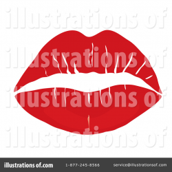 Lipstick Kiss Clipart #86542 - Illustration by Pams Clipart