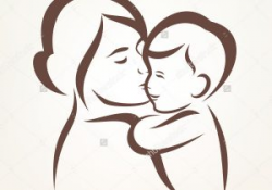 Free Kiss Clipart mom two kid, Download Free Clip Art on ...
