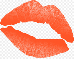 Kiss Cartoon clipart - Lipstick, Mouth, Peach, transparent ...