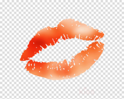 Lips Cartoon clipart - Orange, Red, Mouth, transparent clip art