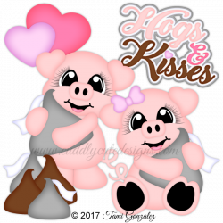 Hogs and Kisses | Valentines (Clip Art) | Pinterest | Rock animals ...