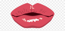 Kissing Clipart Puckered Lip - Illustration - Png Download ...