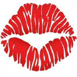 FREE Realistic Lips Print Clipart {kiss}