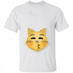 Cat Kissy Face Emoji T-Shirt Kiss Heart Wink Kissing | Pinterest ...