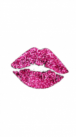 stickers glitter lips kiss pink sparkle sexy ftesticker...