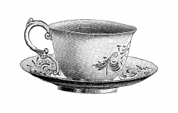 Teacup Saucer Teapot Clip art - Vintage Tea Cliparts 1011*645 ...