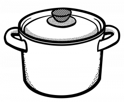 28+ Collection of Cooking Pot Clipart Outline | High quality, free ...