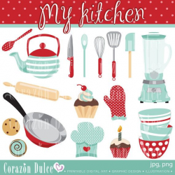 My Kitchen Personal and Commercial Use Clip Art-INSTANT ...