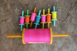 Colourful Kite reel thread Manja Firki » Clipart Portal