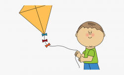 Kite Clipart Kite Flying - Benjamin Franklin Activities 3rd ...