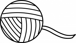 Yarn Clipart Black And White | Clipart Panda - Free Clipart Images