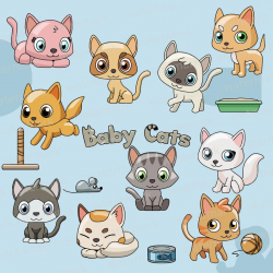 Cat Clipart, cats clipart, kitten clipart, kittens clipart, clipart, clip  art, cute cats clipart, cats, kittens, cat, kitten, pets clipart