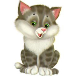 Cute Kitten Cartoon Free Clipart | cats, gato clipart | Pinterest ...