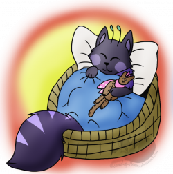 Mittens For Kittens (K) - Basket Bed by Sound-of-Heaven on DeviantArt