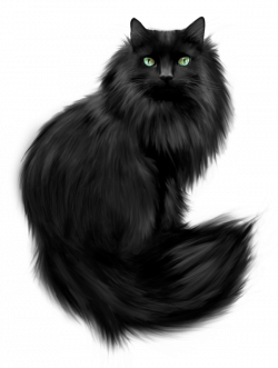Painted Black Cat Clipart | Dibujos | Pinterest | Cat clipart, Black ...