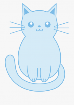 Kittens Clipart Blue Cat - Clip Art Kitten #701209 - Free ...