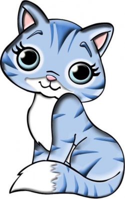 Blue Clipart Cat | Cats & Kittens | Cat clipart, Blue cats ...