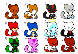 Chibi kittens adoptables - by Adoptablesfaire on DeviantArt