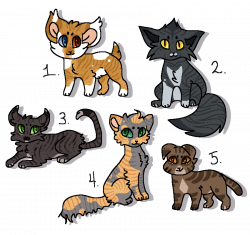 Chibi Tabby/Torbie Kittens [CLOSED] by SketchKitAdopts on DeviantArt
