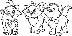 28+ Collection of Little Kitten Coloring Pages | High quality, free ...