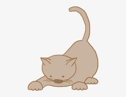 Clipart Grey Kitten - Clipart Cats Png PNG Image ...