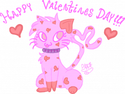 Happy Valentines Day Kitten by Kittylover9399 on DeviantArt