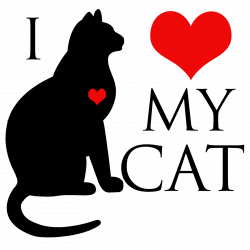 Cat Kitten T-shirt Love Clip art - Love Cat Cliparts 1600*1600 ...