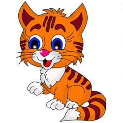 Cute Orange Kittens Big Eyes | funny kittens cartoon clip ...