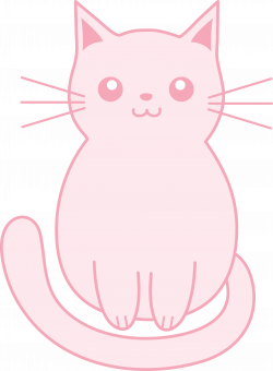 Cute Pink Kitten Clip Art - Free Clip Art