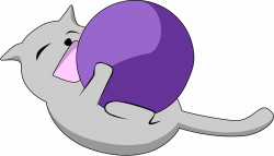 Kitten Clipart Purple#3651785