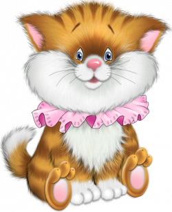 Tiger Kitten Cartoon Free Clipart | Clip art | Kitten ...