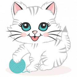 Cute Kitten SVG scrapbook cut file cute clipart files for ...