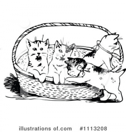 Kittens Clipart #1113208 - Illustration by Prawny Vintage