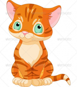 Tabby Kitten | Coloring Clip Art | Kittens cutest, Kitten ...