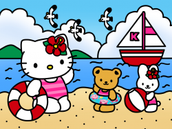 Hello Kitty Beach Wallpapers - Top Free Hello Kitty Beach ...