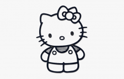 Hello Kitty Icon Style1 - Line Art Hello Kitty #281021 ...