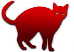Public Domain Clip Art Image | Illustration of a cat silhouette | ID ...