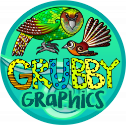Hand drawn quirky New Zealand Clip Art! | Grubby Graphics Clip Art ...