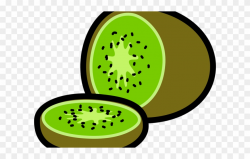 Kiwi Clipart Green Fruit - Kiwi Clip Art - Png Download ...