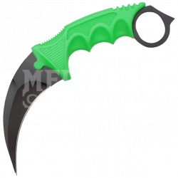Zombie Karambit Neck Knife - NP-YC-9115 by Medieval Collectibles